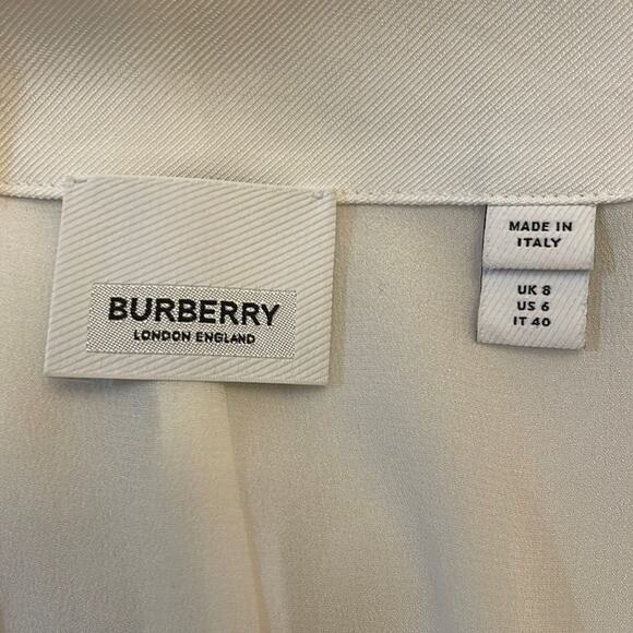 Burberry Dress Tasselled Tulle Overlay Size 6 2020 Runway Retails $5500 Rare - Picture 13 of 16